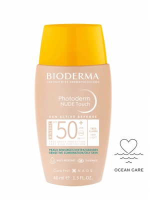 Bioderma photoderm nude touch color claro spf 50+ 40 ml
