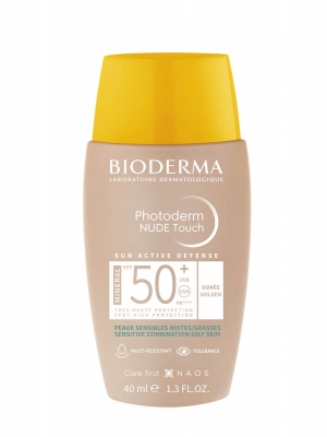 Bioderma photoderm nude touch color dorado spf 50+ 40 ml