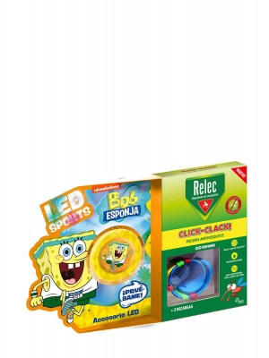 Relec pulsera antimosquitos bob esponja carrera