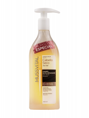 Champú para cabello seco mussvital 400ml
