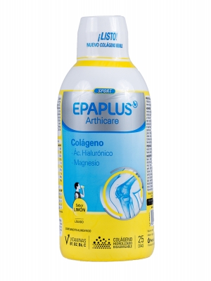 Epaplus bebible colágeno, ácido hialurónico y magnesio sabor limón 1l