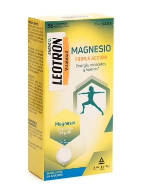 Leotron magnesio sabor limón 36 comprimidos efervescentes