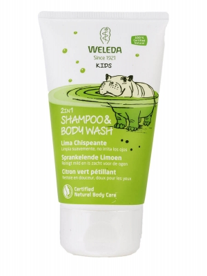 Weleda kids champú + gel lima chispeante 150 ml