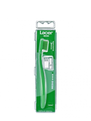 Lacer cepillo dental adulto mini medio