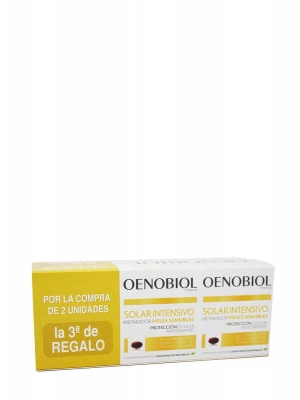Oenobiol pack solar intensivo preparador pieles sensibles 3x30 cápsulas