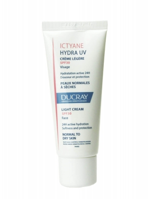 Ducray ictyane hydra uv crema ligera spf 30 40 ml