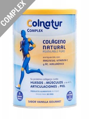 Colnatur ® complex colágeno sabor vainilla gourmet 330 g