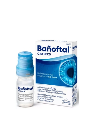 Bañoftal Multidosis ojo seco gotas lubricantes 10 ml