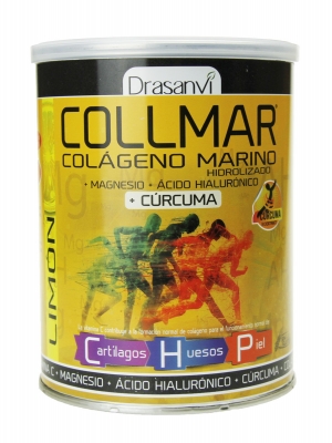 Collmar colágeno marino hidrolizado con cúrcuma sabor limón 300gr