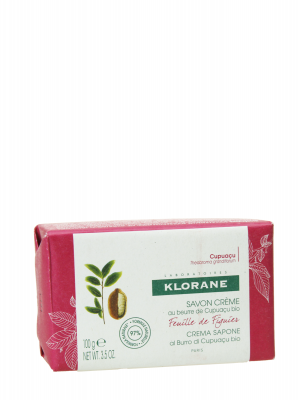 Klorane pastilla jabón crema agua hoja de la higuera 100 gr