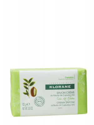 Klorane pastilla jabón crema agua de yuzu 100 gr