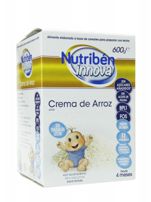 Nutribén innova crema arroz 600 g