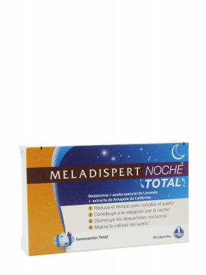 Meladispert noche total 30 cápsulas