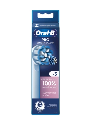 Oral b pro sensitive clean recambios 3 cabezales