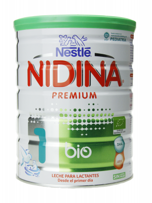 Nidina premium bio 1 leche de inicio 800 gr