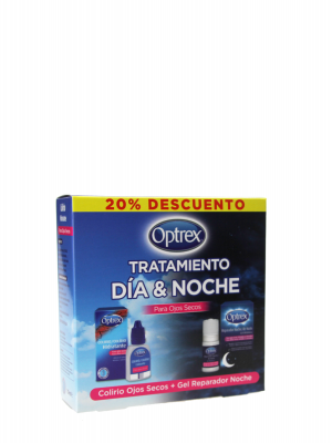 Optrex tratamiento día y noche • para ojos secos