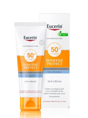 Eucerin sensitive protect crema facial spf50+ 50ml