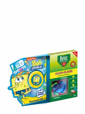 Relec pulsera reloj antimosquitos bob esponja natación +2 recargas
