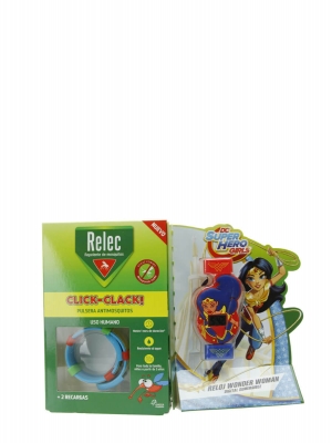 Relec antimosquitos pulsera-reloj sumergible wonder woman