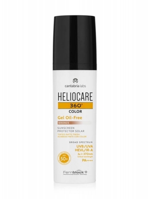 Heliocare 360º gel oil free color bronze spf 50+ 50ml