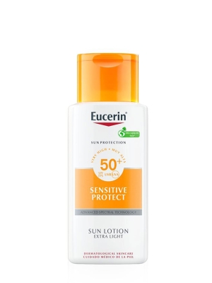 Eucerin sensitive protect loción solar ligera spf50+ 150ml