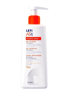 Leti at4 gel de baño piel atópica 250ml
