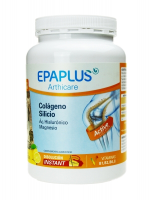 Epaplus arthicare colágeno + ácido hialurónico + silicio sabor limón 334g