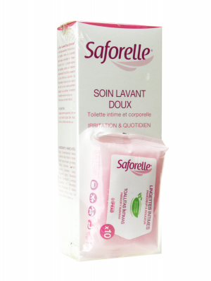 Saforelle cuidado íntimo + 10 toallitas