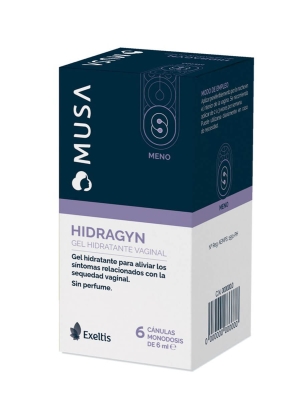Musa meno hidragyn gel hidratante vaginal 6 cánulas