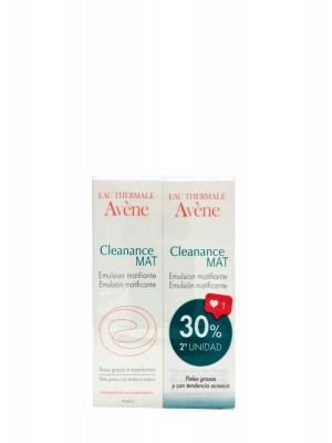 Avene cleanance mat duplo 2x40ml