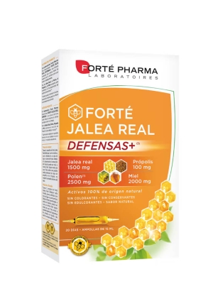 Forté pharma forté jalea real defensas+ 20 ampollas