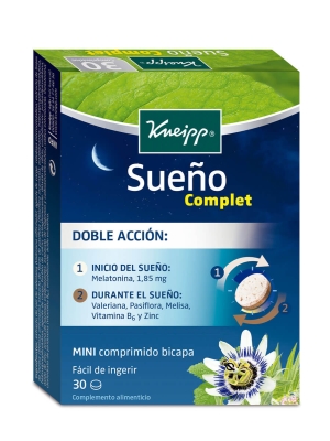 Kneipp sueño complet 30 comprimidos