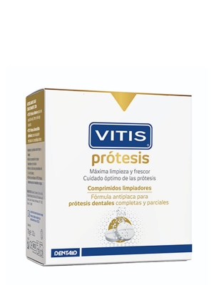 Vitis prótesis comprimidos limpiadores 72 unidades