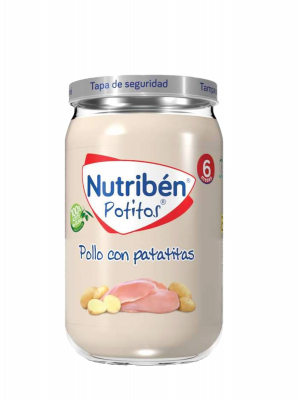Nutriben pollo con patatitas 235 gr