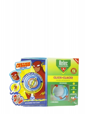 Relec pulsera antimosquitos + 6 stickers flash