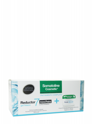 Somatoline pack reductor gel fresco 7 noches + scrub sea salt