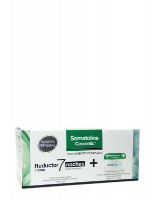 Somatoline pack reductor crema 7 noches + scrub sea salt