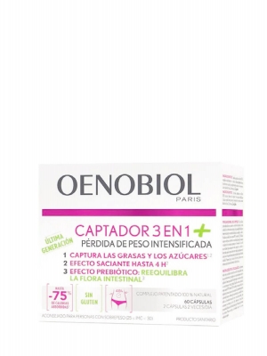 Oenobiol captador 3 en 1 plus 60 cápsulas