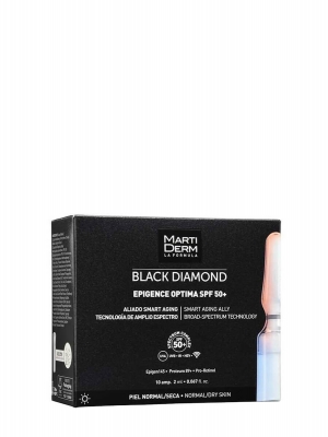 Martiderm black diamond epigence óptima spf 50+ 10 ampollas