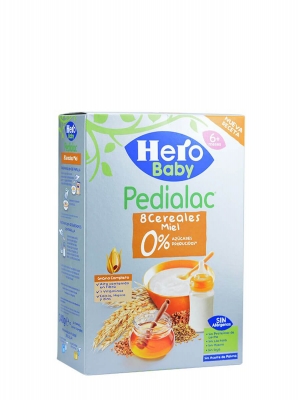 Hero baby pedialac 8 cereales miel 340 gr