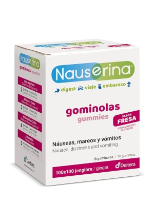 Deiters nauserina sabor fresa 18 gominolas