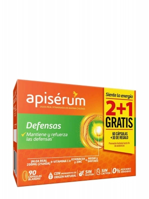 Apiserum defensas pack 3x30 cápsulas