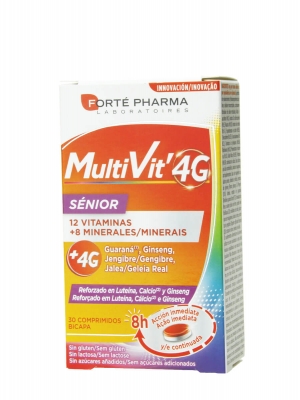 Forte pharma multivit 4g senior 30 comprimidos
