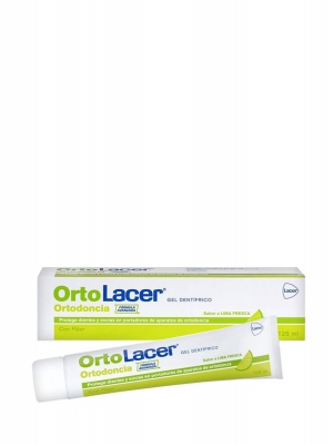Lacer ortolacer gel dentífrico ortodoncia sabor lima 125 ml