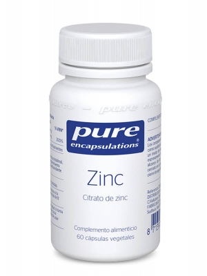 Pure encapsulations zinc 60 cápsulas