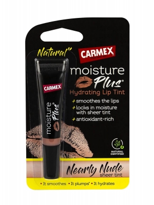 Carmex moisture plus hidratante con color nude 3.8 gr