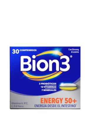 Bion 3 energy 50+ 30 comprimidos