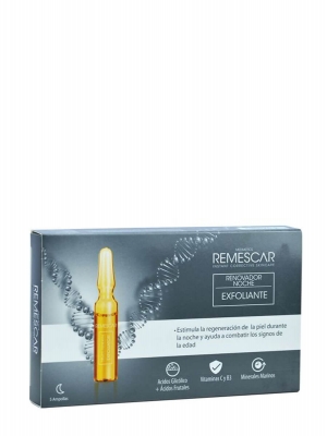 Remescar renovador noche exfoliante 5 ampollas