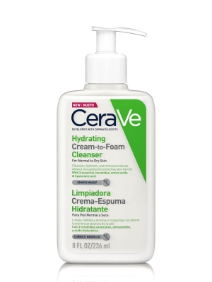 Cerave limpiadora crema-espuma hidratante 236 ml