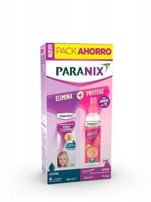 Paranix pack loción antipiojos 100 + árbol de té niña 250 ml